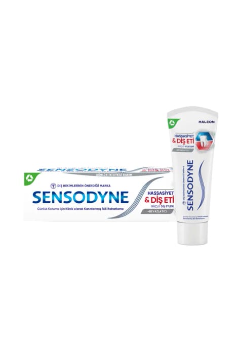 Sensodyne حساسیت و لثه سفیدکننده خمیردندان (75 میلی‌لیتر)