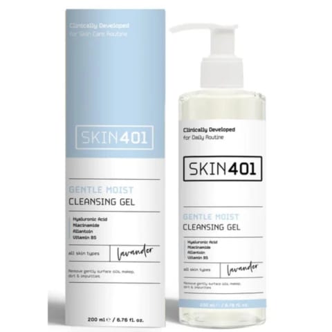 Skin401 ژل شستشوی صورت مرطوب‌کننده 200 میلی‌لیتر