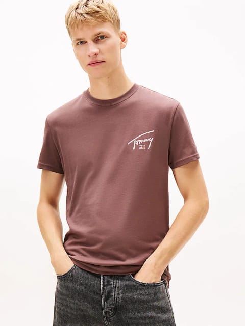 تیشرت مردانه TJM مدل Regular Sign Backprint