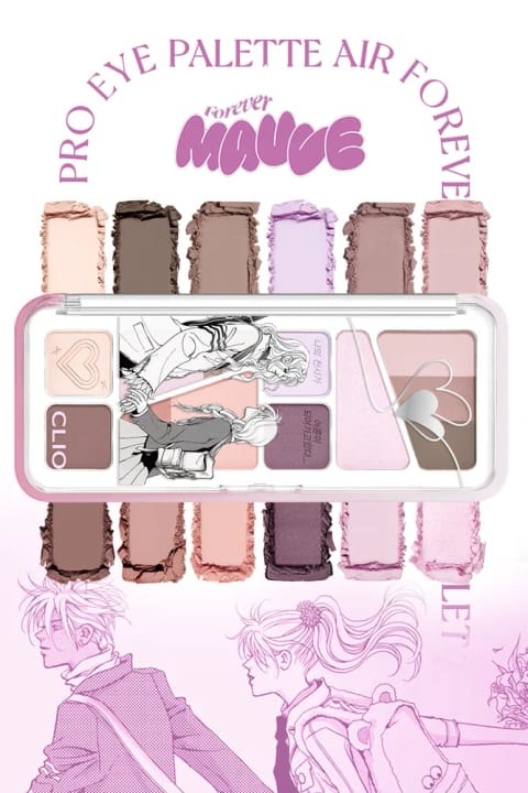 پالت سایه چشم CLIO Pro Eye Palette — 14 Forever Mauve