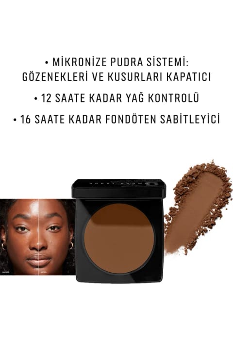 پودر فشرده BOBBI BROWN Sheer Finish - Warm Chestnut