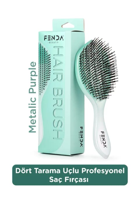 برس موی Fenda Profesyonel 4 Pinli سرپهن سبز FNDFPRO00004GR