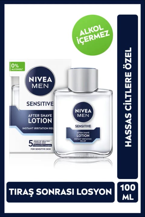 NIVEA MEN لوسیون بعد از اصلاح مخصوص پوست حساس ۱۰۰ میلیلیتر