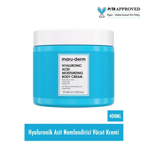 Maruderm Hyalüronik Asit مرطوب‌کننده بدن 400 میلی‌لیتر