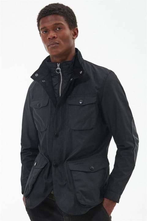 Barbour Ogston ژاکت روغنی BK11 مشکی