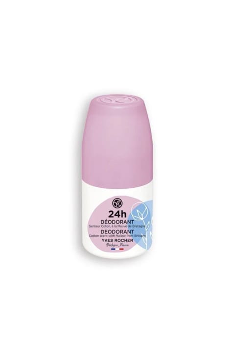 Yves Rocher رول آن دئودورانت - گل پنبه و پنیرک - 50 میلیلیتر