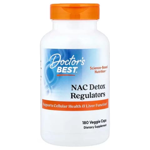 Doctor’s Best NAC 600 mg Detox Selenium Molybdenum 180 کپسول