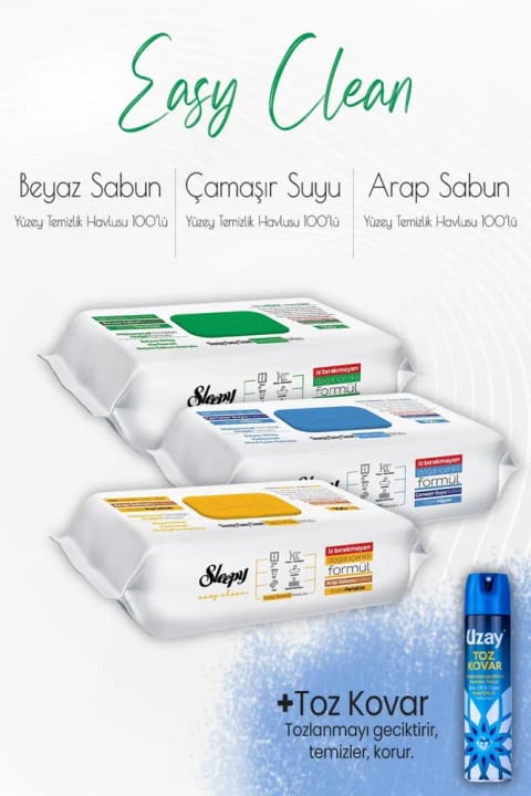 Sleepy Easy Clean دستمال تمیزکننده سطوح