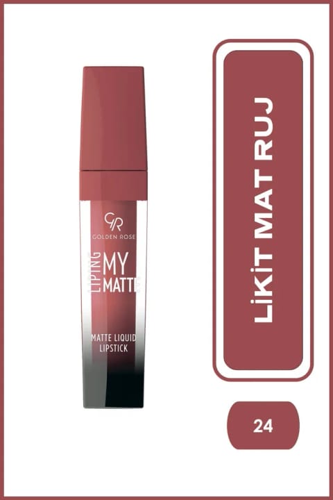 Golden Rose Liping My Matte - 24 - رژ لب مایع مات