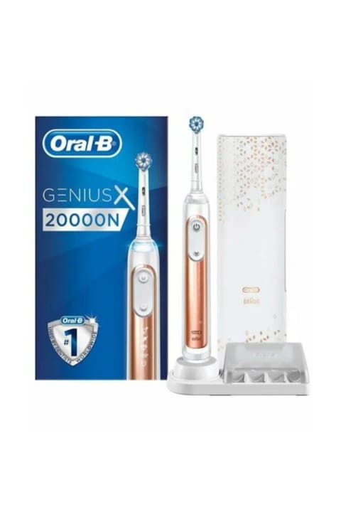 Oral-B Genius X 20000 شارژی مسواک (رز گلد)