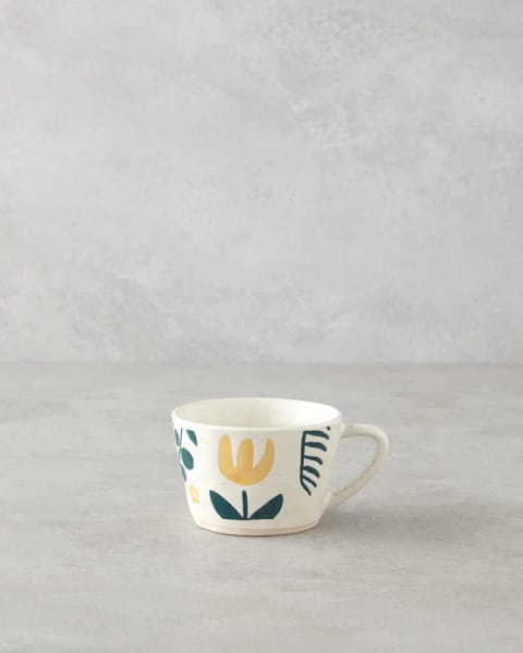 ماگ Stoneware سان تایم ۲۰۰ میلی‌لیتر زرد-سبز