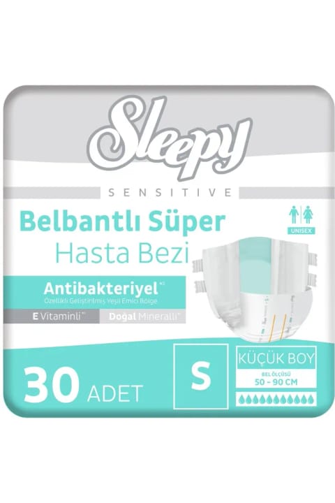 Sleepy Sensitive پوشک بزرگسال سوپر سایز کوچک ۳۰ عددی