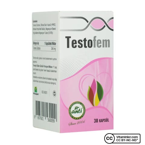 Anti Testofem عصاره Damiana 30 کپسول