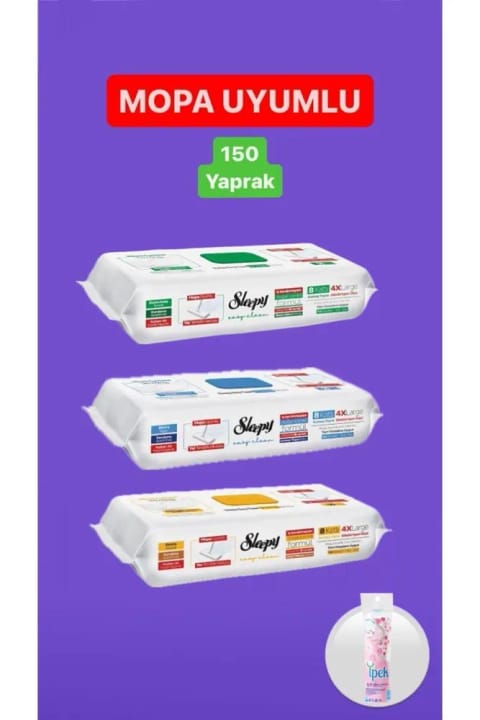 Sleepy SleepyEasy Clean سفید-عربی-کاجی دستمال تمیزکننده سطح سازگار با تی