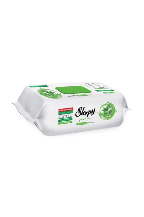 دستمال تمیزکننده سطوح Sleepy با طراوت کاج، ۱۰۰ برگ — ۷ عدد