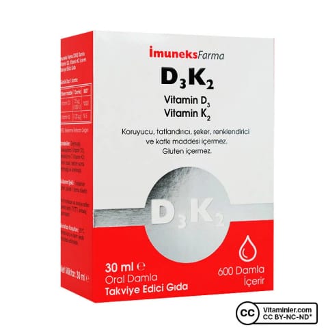 Imuneks Vitamin D3 + K2 30 mL قطره