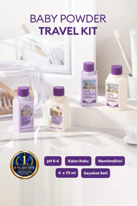 ست سفر مو و بدن Milk Baobab با آبرسانی شدید Original Travel