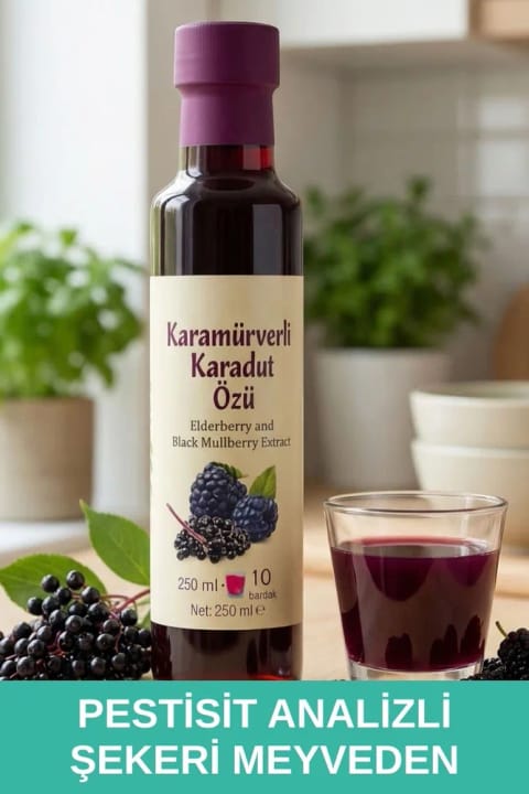 BEYGURME عصاره شاهتوت با مربای سیاه 250ml (دارای تحلیل سموم)