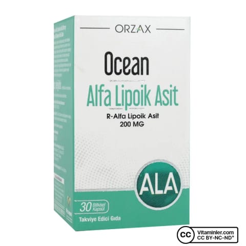 Ocean Alfa Lipoik Asit 200 mg 30 Kapsül