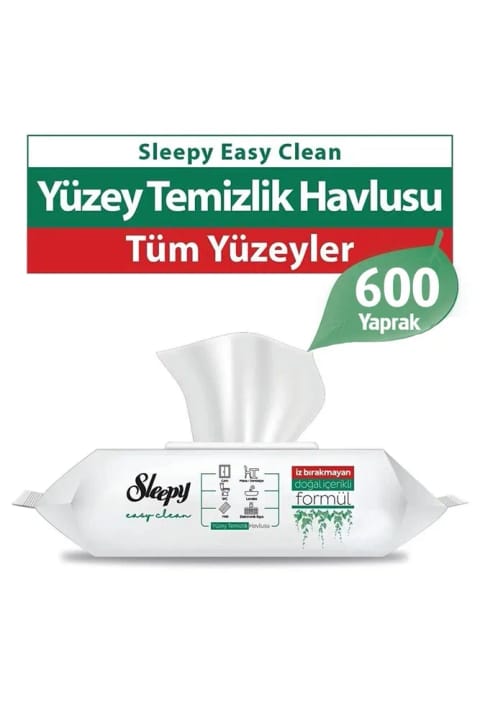 Sleepy دستمال تمیزکننده سطوح ۶۰۰ عددی