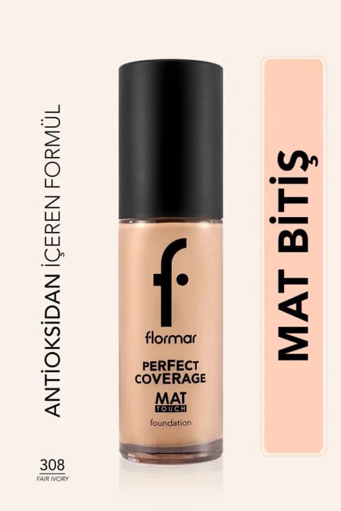 فونداسیون مات فلورمار حاوی ویتامین E - Mat Touch Foundation - 308