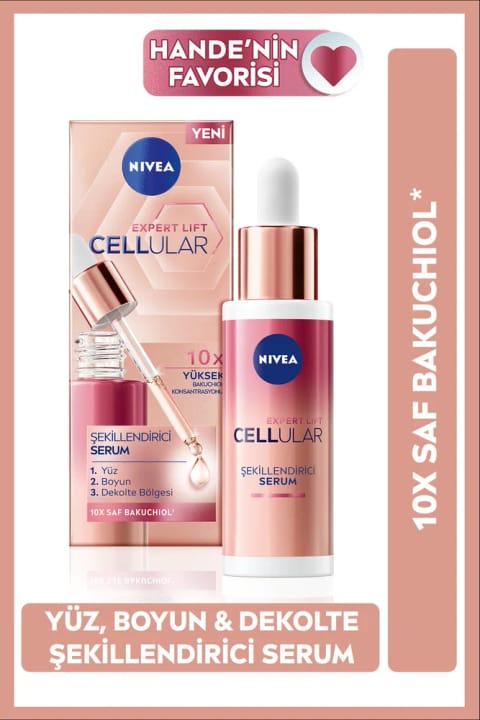 NIVEA سرم شکل‌دهنده با باکوکیول خالص برای صورت، گردن و دکلته