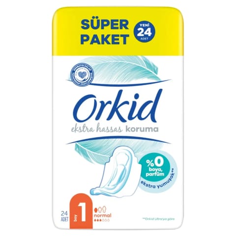 Orkid اکسترا حساس (سایز ۱) نواربهداشتی معمولی ۲۴ عددی