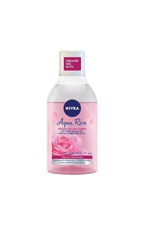 NIVEA Aqua Rose Micellar - حاوی گل سرخ، پاککننده دو فاز آرایش