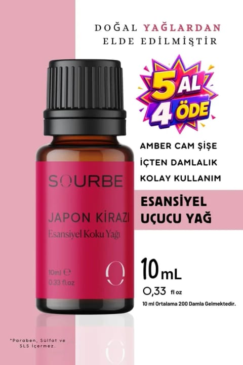 SOURBE روغن اسانس گل گیلاس ژاپنی