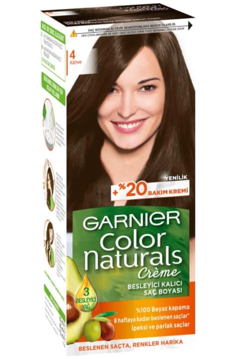 رنگ مو گارنیه Color Naturals قهوهای ۴
