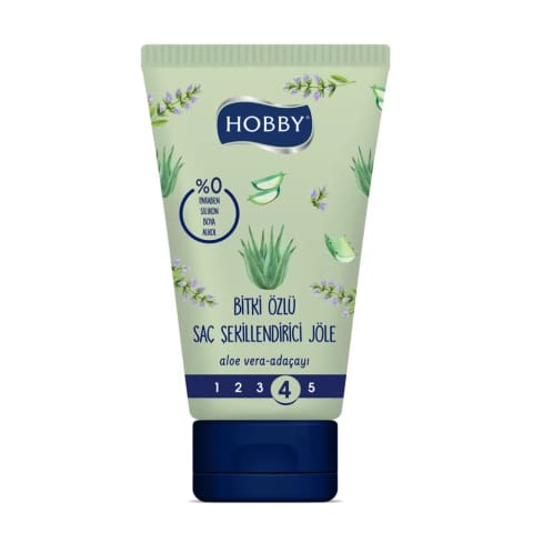 Hobby ژل حالتدهنده مو با عصاره گیاهی آلوئهورا و مریمگلی ۱۵۰ میلیلیتر