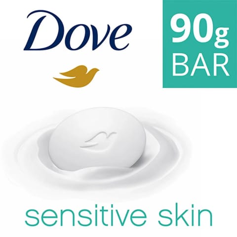 Dove صابون کرم مرطوب‌کننده پوست حساس ۹۰ گرم
