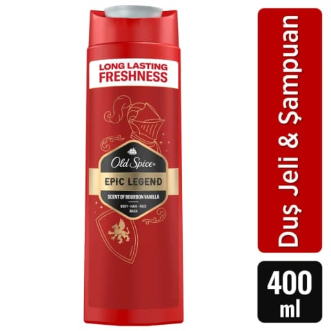Old Spice Epic Legend شامپو و ژل دوش مردانه 400 میلی‌لیتر