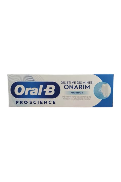 خمیردندان Oral-B ترمیم لثه و مینای دندان، طراوت سفید، ۷۵ میلیلیتر