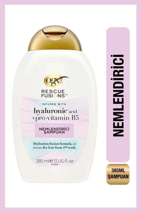 OGX Rescue Fusions شامپو مرطوب‌کننده