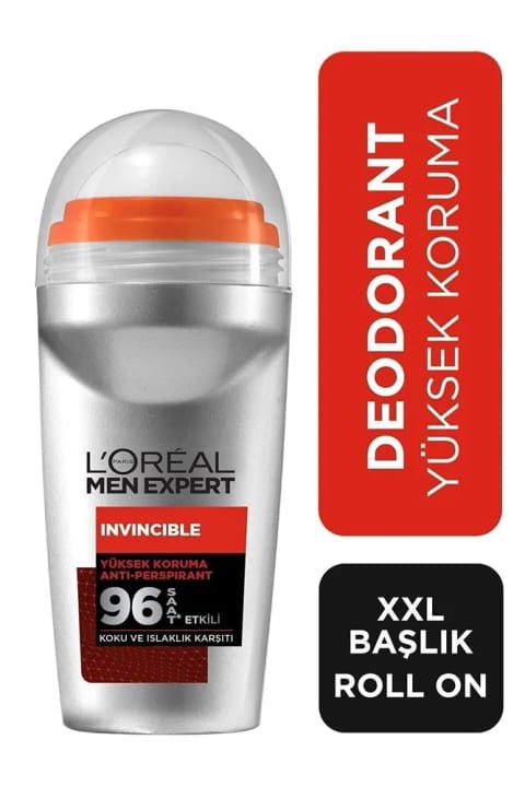 L'Oreal Paris Invincible Antiperspirant محافظت بالا مردانه رولآن ۵۰ میلیلیتر