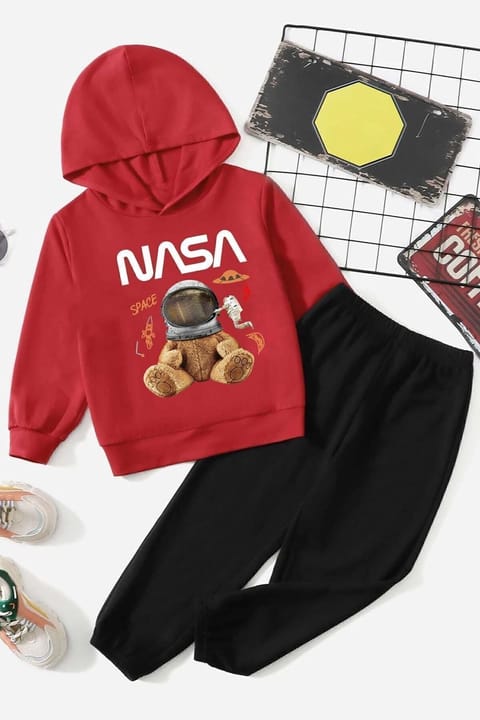 ست سویشرت و شلوار بچگانه uyguntarz مدل Nasa bear