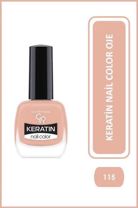 Golden Rose Keratin Nail Color - 115 - لاک کراتینه