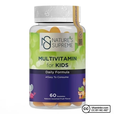 Nature's Supreme جونیور مولتی‌ویتامین 60 عددی جویدنی