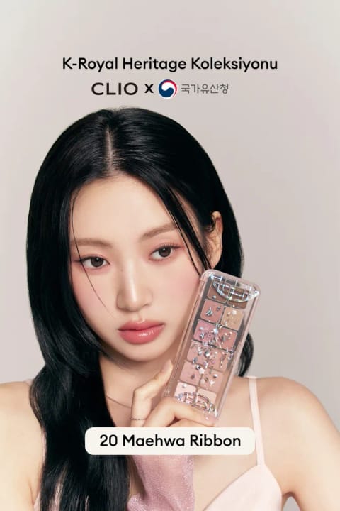 پالت سایه چشم CLIO Pro Eye Palette Air با بافت سبک و رنگ‌های پرتراکم (۲... — 20 Maehwa Ribbon