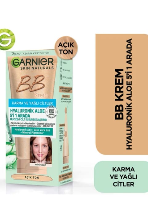 Garnier BB Cream Hyaluronic Aloe 5-in-1 Miracle Skin Perfecting S...