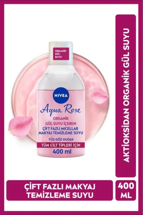 NIVEA Double Effect Makeup Remover with Rose Water