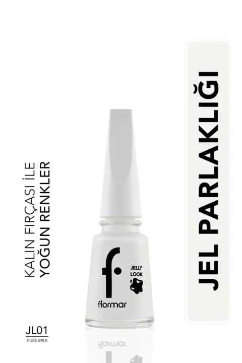 لاک ناخن فلورمار - مدل Jelly Look رنگ Pure Milk