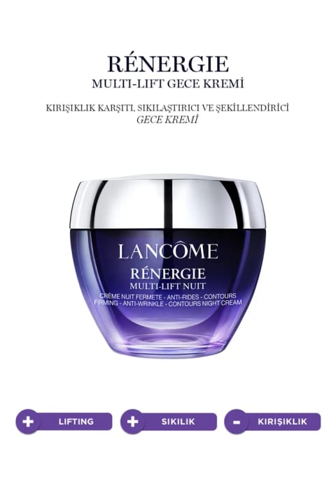 Lancome Renergie Nuit Multi-Lift کرم شب سفتکننده 50 میلیلیتر