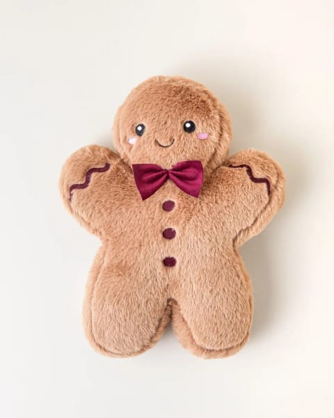 کوسن تزئینی Cookie Man ۳۰ سانتی‌متری قهوه‌ای