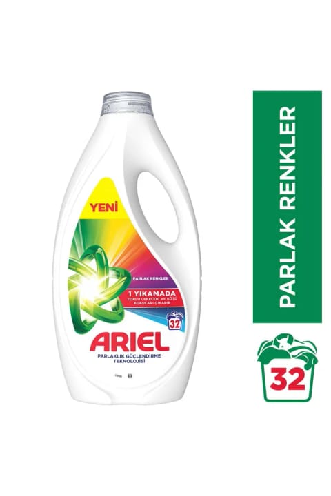 Ariel مایع لباسشویی مخصوص لباس‌های رنگی ۳۲ شستشو