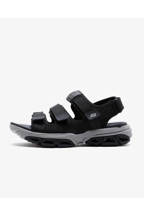 SKECHERS ATLAN - BODİE مردانه صندل مشکی 210444 BLK
