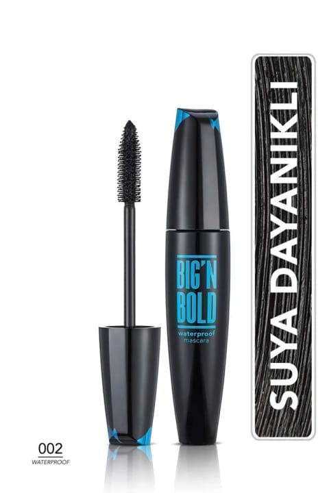 فلورمار ریمل حجم‌دهنده مقاوم به آب (مشکی) - Big N Bold Mascara - 002