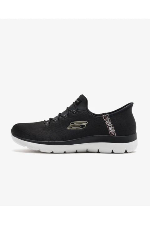 SKECHERS SUMMITS - LEOPARD CHIC زنانه کتانی مشکی 150275 BKMT