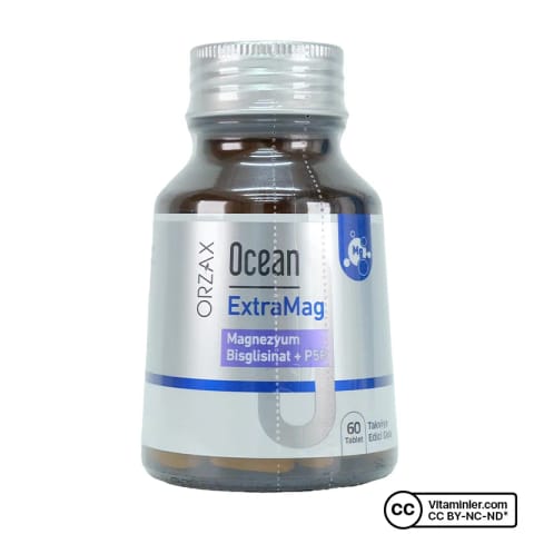 Ocean Extramag منیزیم بیسگلیسینات + P5P 60 قرص
